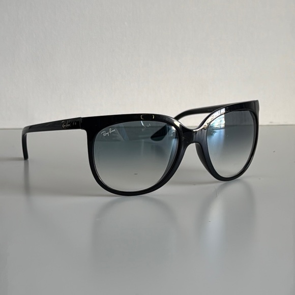 Ray-Ban Accessories - Ray-Ban RB4126 Black Sunglasses with Oversized Cat-Eye Frame and Gradient Lenses